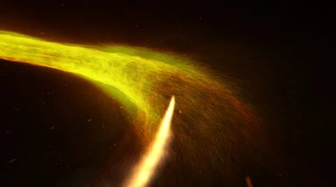 Loopable animation of a warp tunnel in outer space. Light strike science fiction Video stock 33398324