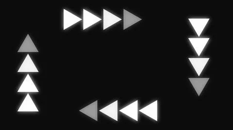 Loopable arrow background illustration. Arrow transition background, Vector a Stock Illustration