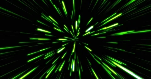 Loopable background animation of flying through hyper space. Green color Hi.. Vídeos de archivo 224661662