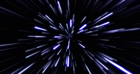 Loopable background animation of flying through hyper space. Blue color Hig.. Vídeos de archivo 224661664