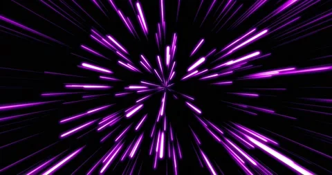 Loopable background animation of flying through hyper space. Purple color H.. Vídeos de archivo 224661666