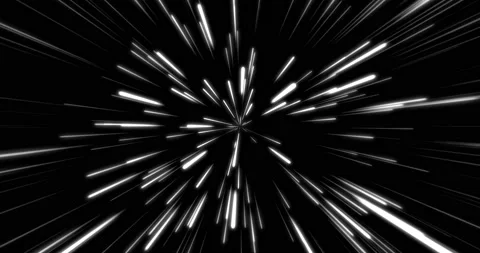 Loopable background animation of flying through hyper space. White color Hi.. Vídeos de archivo 224661971