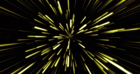 Loopable background animation of flying through hyper space. Yellow color H.. Stock-Footage 224661975