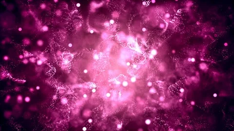 Loopable Background with beautiful pink abstract particles. 4k Stock Footage 72416778