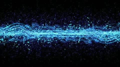 Loopable background blue light beam Stock Footage 604012