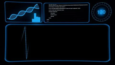 Loopable background EKG electrocardiogram pulse real waveform. health research Stock Illustration