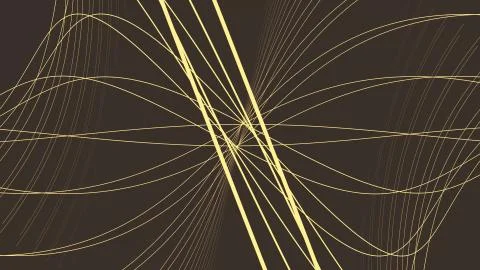 Loopable Background with nice abstract, futuristic colorful lines. Colorful Stock Illustration