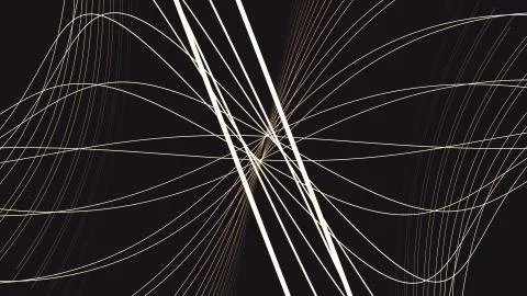 Loopable Background with nice abstract, futuristic colorful lines. Colorful 스톡 일러스트