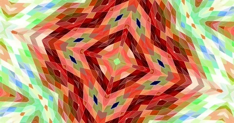 Loopable Background Seamless Loop Symmetric Abstract Pattern Video Stock Footage 166410180