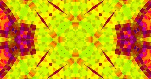 Loopable Background Seamless Loop Symmetric Abstract Pattern Video Stock Footage 166410348