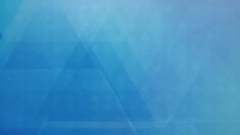 Loopable blue abstract background animation with subtle hexagonal and geometric Stock Footage 320515387
