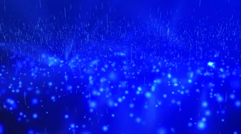 Loopable Blue Motion Background, Glowing and flashing particles Stock Footage 50241942