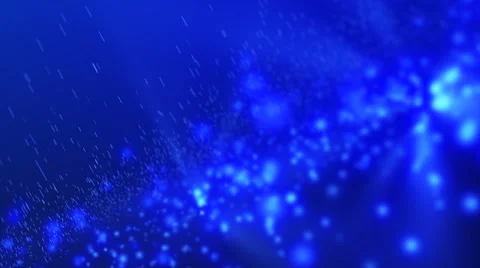 Loopable Blue Motion Background, Glowing and flashing particles Stock Footage 50242471