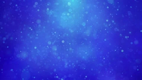 Loopable blue water background with floating rotating particles and bubbles Stock Footage 314364983