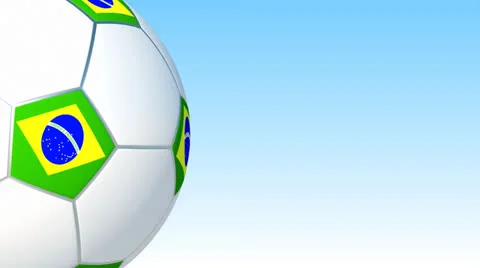 Loopable Brazilian ball with alpha channel Stock Footage 26924516