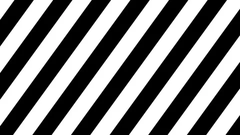 Loopable broad black and white lines stripe pattern rotating background, 4K U Stock Footage 102669398