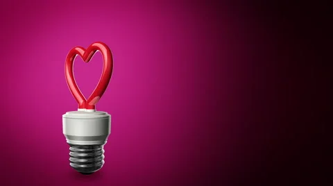 Loopable CFL Background Heart Love Stock Footage 65433023