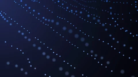 Loopable CG Motion Background Waving Dots Stock Footage 115970326
