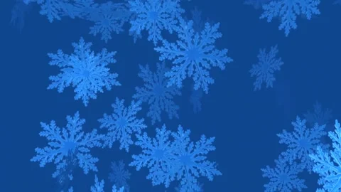 Loopable Christmas Background with Snowflakes falling Stock Footage 224506419