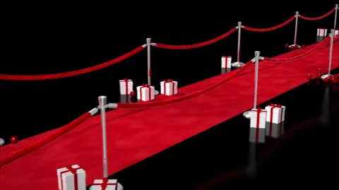 Loopable Christmas Red Carpet 動画素材 251061763