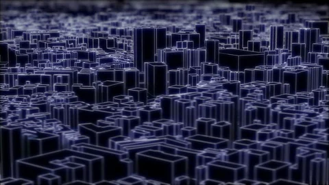 Loopable city of light Stock-Footage 96361460