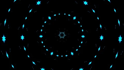 Loopable complex abstract motion graphic of turquoise lines, shapes, and Stock Footage 100071693