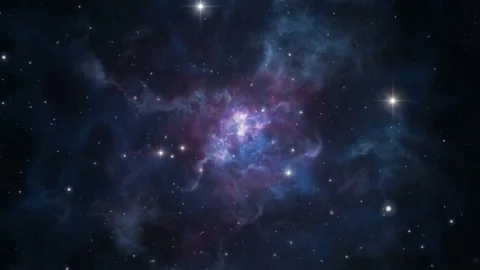 Loopable cosmic journey Stock Footage 83958605