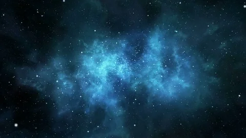Loopable cosmic nebula spin Stock Footage