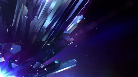 Loopable crystal background Stock Footage 40703708