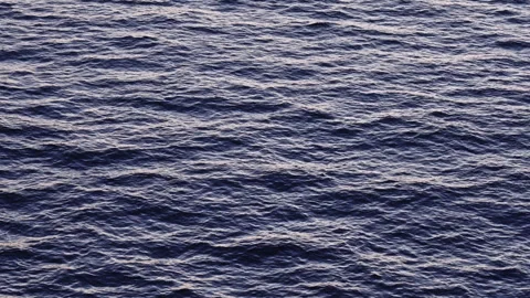 Loopable Deep Blue Ocean Water Texture with Gentle Ripples Stock Footage 309422060