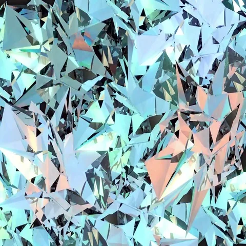 Loopable diamond surface 4k video Stock Footage 69397192