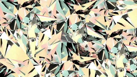 Loopable diamond surface 4k video Stock Footage 70121897