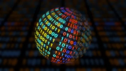 Loopable: Digital Data 3D Abstract Technology Background Stock Footage 161284872