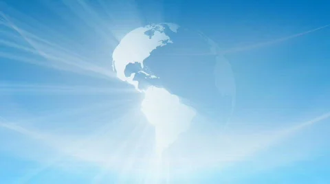 Loopable Earth Globe Background Stock Footage 597362