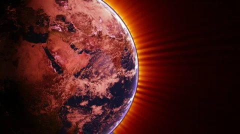 Loopable earth with night lights Stock Footage 334953