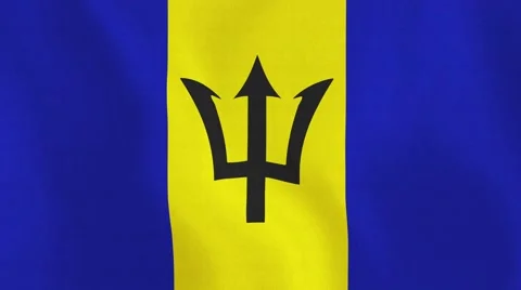 Loopable: Flag of Barbados Vidéo 47180539
