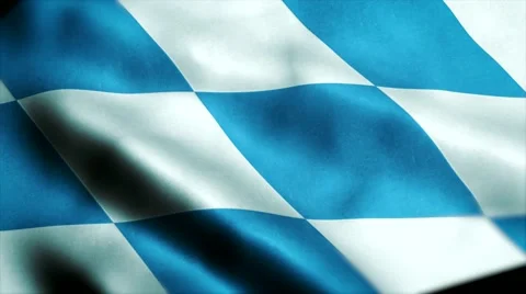 Loopable: Flag of Bavaria 60fps Video stock 68427636