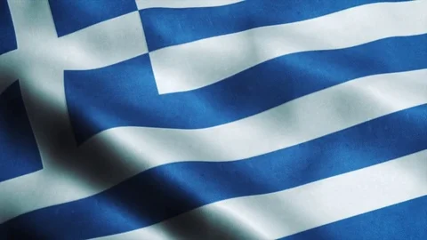 Loopable: Flag of Greece, 60fps Video stock 73929910