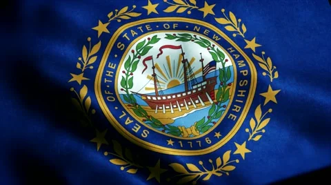 Loopable: Flag of Hampshire 60fps Video stock 68488640