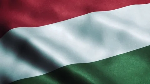 Loopable: Flag of Hungary, 60fps Video stock 73929903