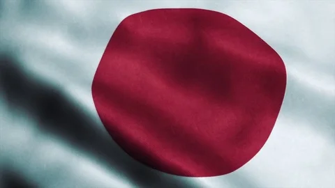 Loopable: Flag of Japan, 60fps Video stock 73929835
