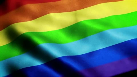 Loopable: Flag of LGBT 60fps Video stock 68427653