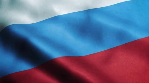 Loopable: Flag of Russia, 60fps Stock Footage 73929909