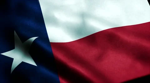 Loopable: Flag of Texas 60fps | Stock Video | Pond5