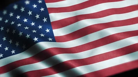 Loopable: Flag of USA 60fps Video stock 68731860