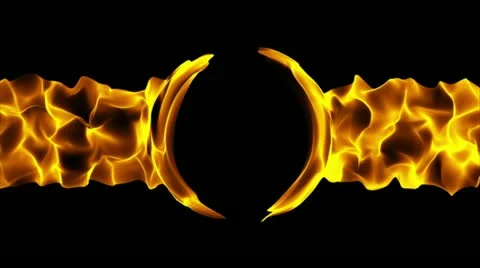 Loopable flaming background 스톡 동영상 19300671