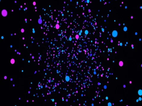 Loopable flight through abstract space 3d animation Stock-Footage 81135396