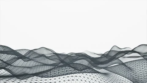 Loopable Fly above Dark Plexus landscape Stock Footage 87677952