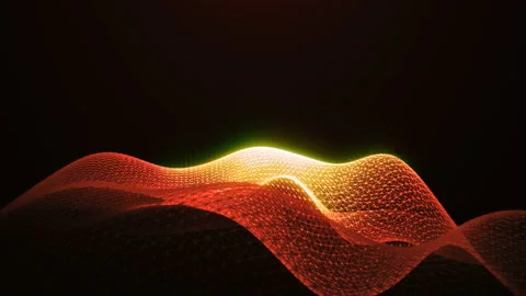 Loopable Fly under Red Plexus landscape Stock Footage 87586633