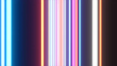 Loopable flying through the abstract background with laser neon lines Stock Footage 169945733